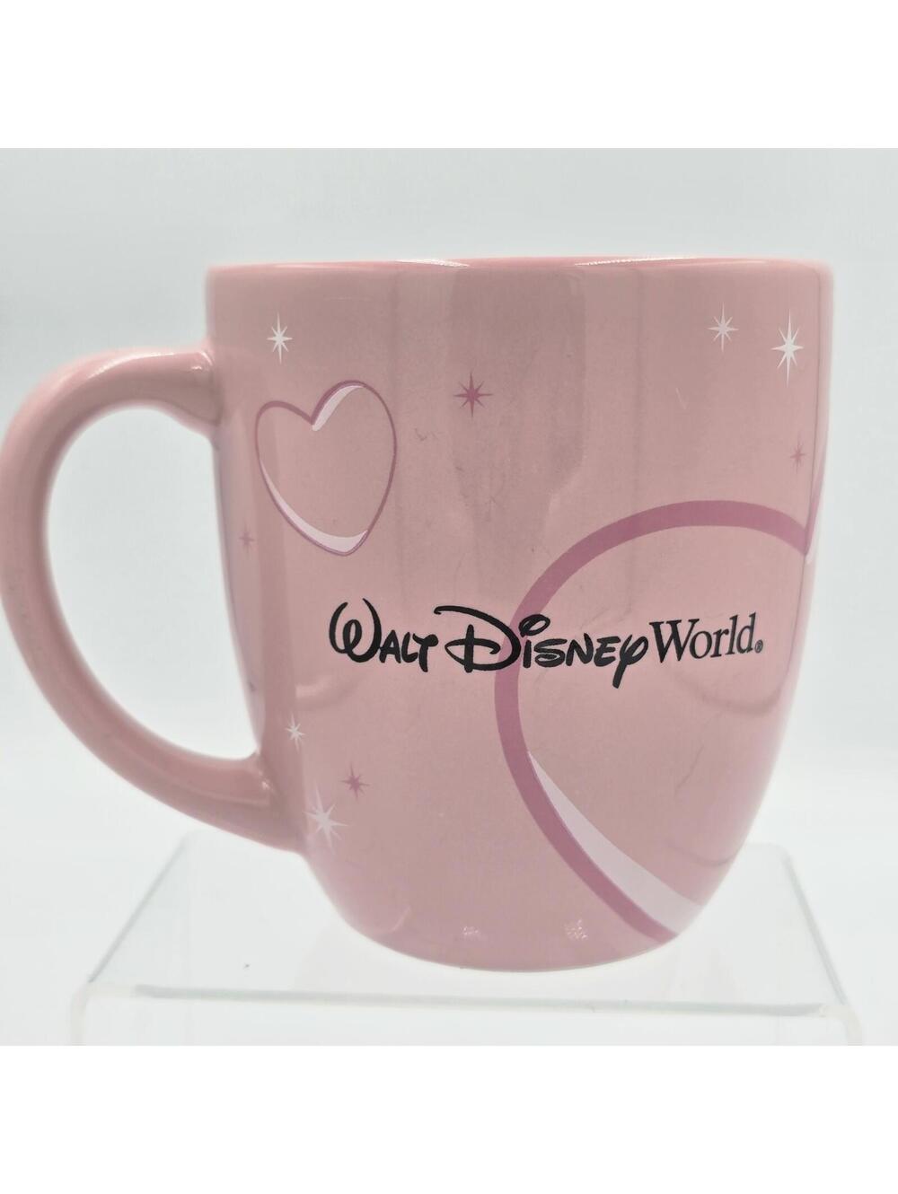 Disney Parks Minnie Mouse Pink Coffee Mug Walt Disney World Ceramic Cup - Picture 3 of 5